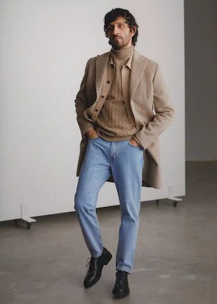 Turtleneck wool sweater