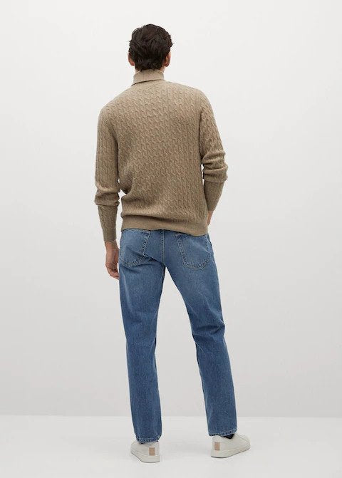 Turtleneck wool sweater