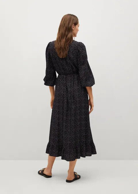 Midi printed Dress